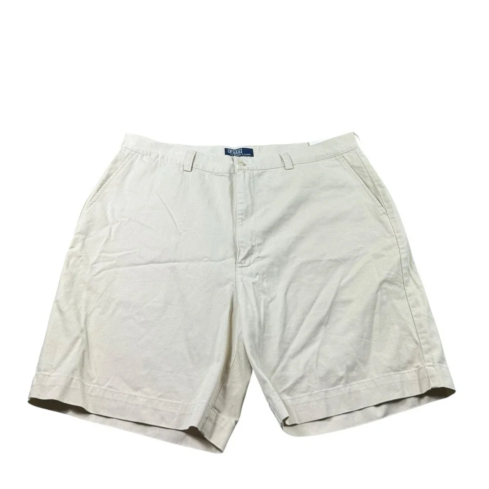 Polo Ralph Lauren Phillip VTG Shorts Mens 40 Light Tan Khaki Chino NWT